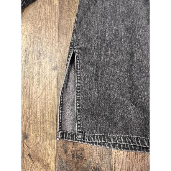 Vintage 90s Esprit Chore Pearl Snap Denim Jacket Shirt Shacket Fade Black Baggy. - Picture 11 of 11